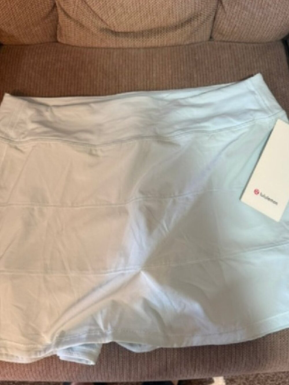 NWT Lululemon Pace Rival Skirt Size 8 Light Blue Tennis Golf Skort